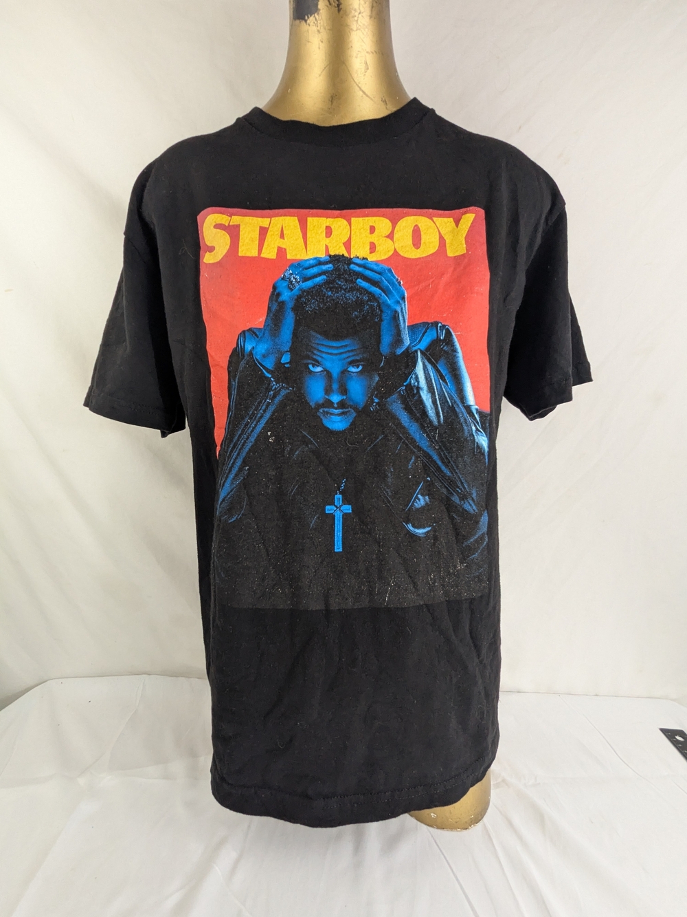 The Weeknd Starboy 2017 Black Tour Tshirt Medium